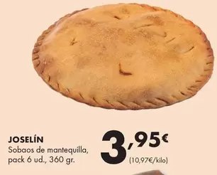 Joselin - Sobaos De Mantequilla, Pack 6 Ud., 360 Gr