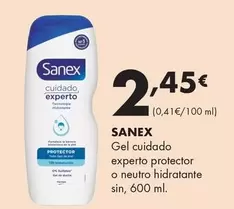 Sanex - Gel Cuidado Experto Protector O Neutro Hidratante Sin