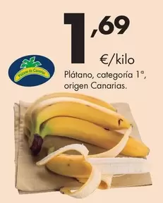 Plátano, Categoría 1a, Origen Canarias.