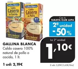 Gallina Blanca - Caldo Casero 100% Natural De Pollo O Cocido
