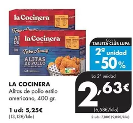 La Cocinera - Alitas De Pollo Estilo Americano, 400 Gr
