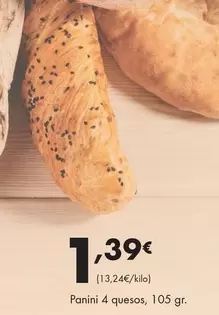 Panini 4 Quesos, 105 Gr