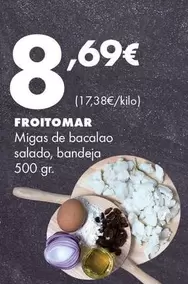Froitomar - Migas De Bacalao Salado, Bandeja 500 Gr