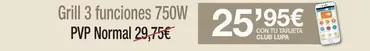 Grill 3 Funciones 750 W