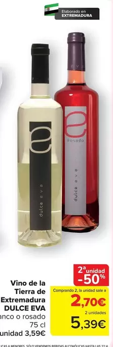 Eva - Vino De La Tierra De Extemadura