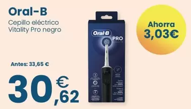 Oral B - Cepillo Eléctrico Vitality Pro Negro