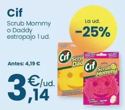 cif - Scrub Mommy O Daddy Estropajo