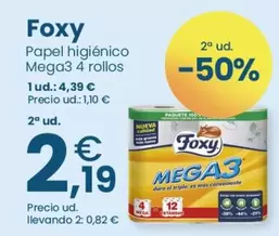 Foxy - Papel Higienico