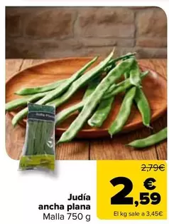 Judía Ancha Plana