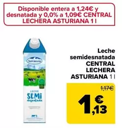 Central Lechera Asturiana - Leche Semidesnatada