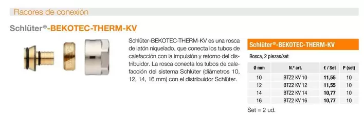  Schlüter - BEKOTEC-THERM-KV