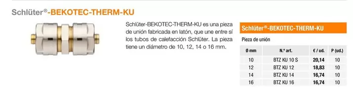Schlüter - Bekotec-Therm-Ku