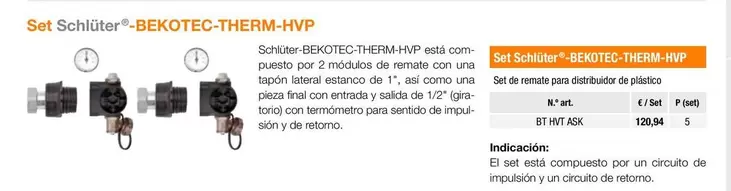 Schlüter - Set Bekotec-Therm-Hvp