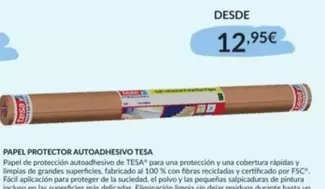 Tesa - Papel Protector Autoadhesivos