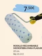 Rodillo Recamiable Microfibra Para Pladur