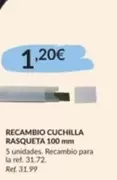 Recambio Cuchilla Rasqueta 100 Mm