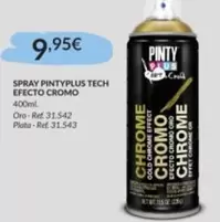 Pintyplus - Spray Tech Efecto Cromo