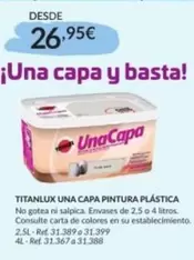 Titanlux - Una Capa Pintura Plastica