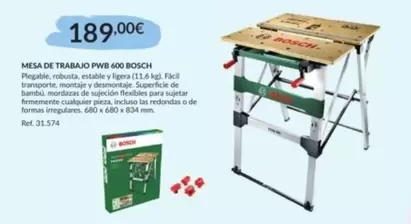 Bosch - Mesa De Trabajo PWB 600