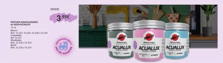 Titanlux - Pintura Manualidades Al Agua Acualux