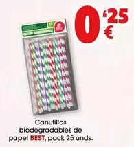 Canutillos Biodegradables De Papel