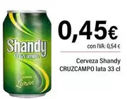 Cruzcampo - Cerveza Shandy