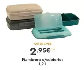 Fiambrera C/cubiertos