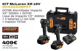 Dewalt - Kit McLaren XR 18V DCK2224MP2T