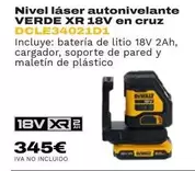 Dewalt - Nivel Láser Autonivelante Verde XR En Cruz