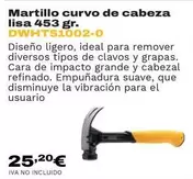 Dewalt - Martillo Curvo De Cabeza Lisa