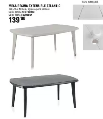 Atlantic - Mesa Resina Extensible