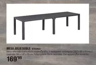 julie - Mesa Julie Doble