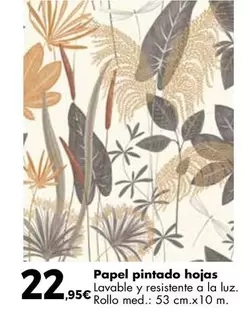 Papel Pintado Hojas