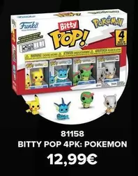Funko - Bitty Pop 4PK Pokemon