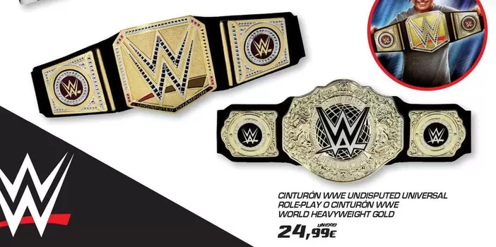 WWE - Contigrumi Undisputed Universal Role-Play O Cinturon World Havyweight Gold
