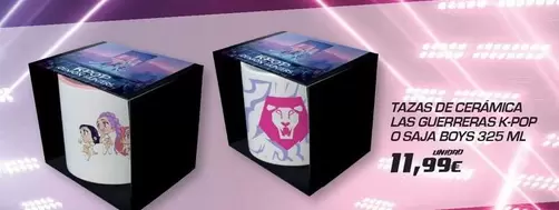 Tazas De Ceramica Las Guerreras K-Pop O Saja Boys