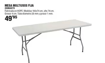 Mesa Multiusos Fija