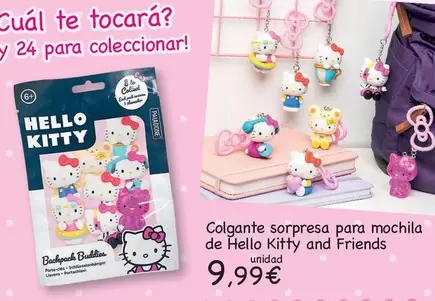 Hello Kitty - Colgante Sorpresa Para Mochila