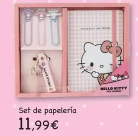 Hello Kitty - Set De Papelería