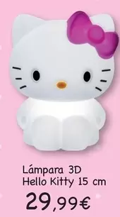 Hello Kitty - Lámpara 3D