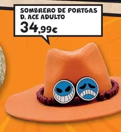 Sombrero De Portgas D. Ace Adulto