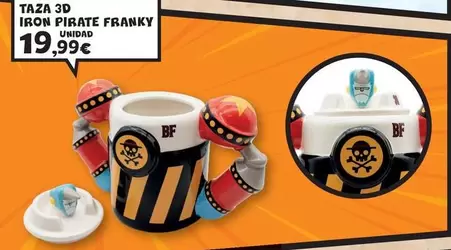 Taza 3D Iron Pirate Franky