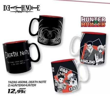 Death Note O HunterxHunter - Tazas