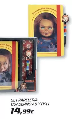 Set Papeleria Cuaderno A5 Y Boli