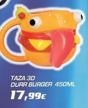 Taza 3d Dura Burger