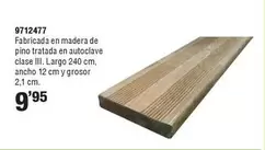 Fabricada En Madera De Pino Tratada En Autoclave Clase