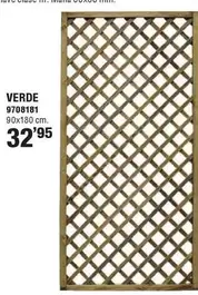 Forest - Celosia De Madera Con Marco Premices Verde