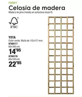 Forest - Celosía De Madera Yota