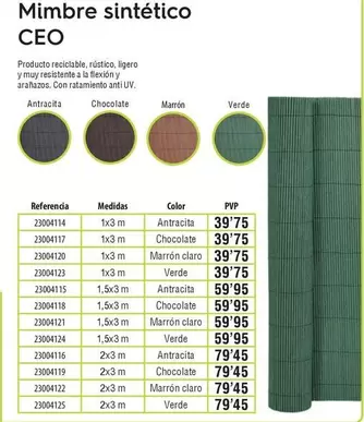Mimbre Sintético CEO