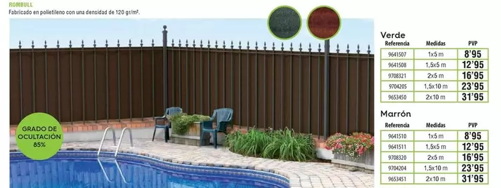 Rombull Fabricado En Polietileno Con Una Densidad